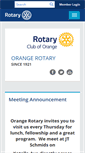 Mobile Screenshot of orange-rotary.org
